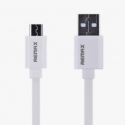 .  Remax Lightning to USB Data Cable (White) (USB, 1m)