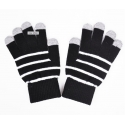  I can touch Striped Gloves Dark Blue/White