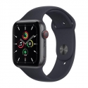  Apple Watch SE GPS + LTE 44mm Space Gray Aluminum Case w. Midnight Sport Band (MKRR3)